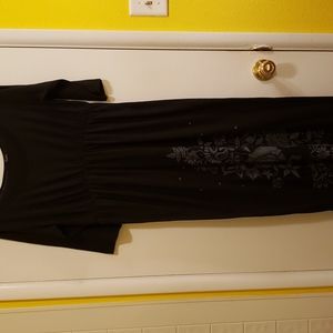 🛍 2/$6 🛍 Black Flower Maxi Dress